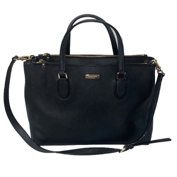 kate spade Handbags - Kate spade New York newbury lane satchel double zipper black leather tote